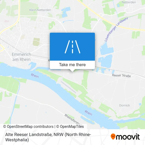 Карта Alte Reeser Landstraße
