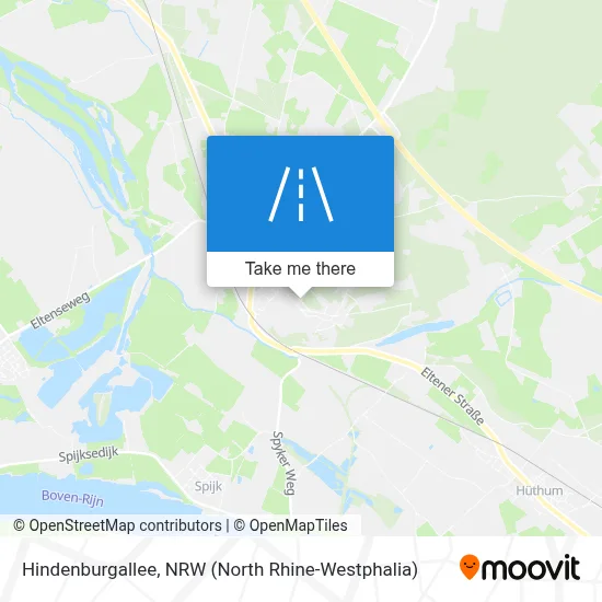 Hindenburgallee map