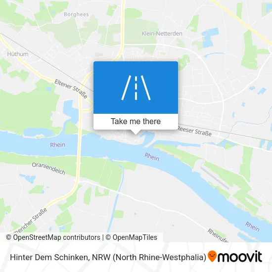 Карта Hinter Dem Schinken
