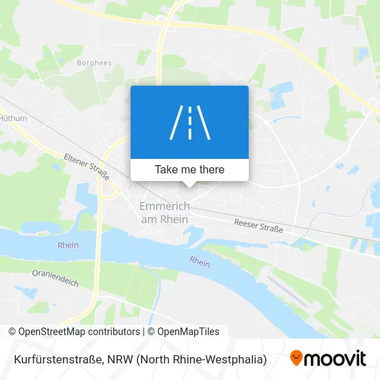 Карта Kurfürstenstraße