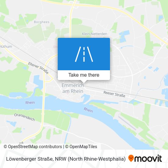 Löwenberger Straße map