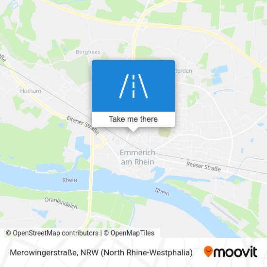 Merowingerstraße map