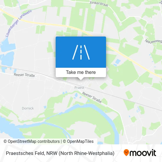 Praestsches Feld map