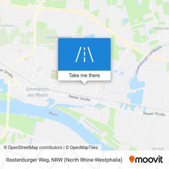 Rastenburger Weg map