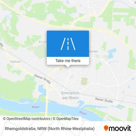 Карта Rheingoldstraße