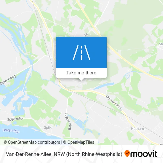 Карта Van-Der-Renne-Allee