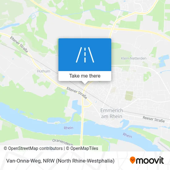 Van-Onna-Weg map