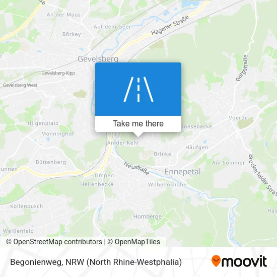 Карта Begonienweg