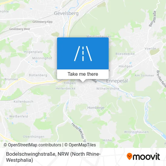 Карта Bodelschwinghstraße
