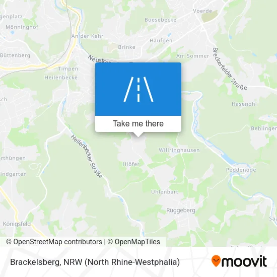 Карта Brackelsberg