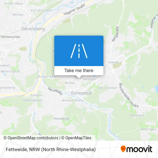 Карта Fettweide