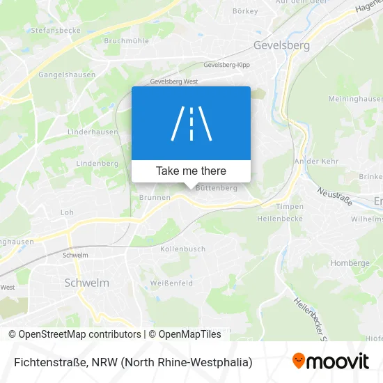 Карта Fichtenstraße
