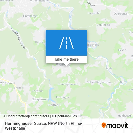 Карта Herminghauser Straße