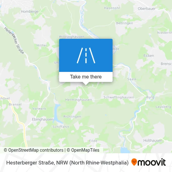 Hesterberger Straße map