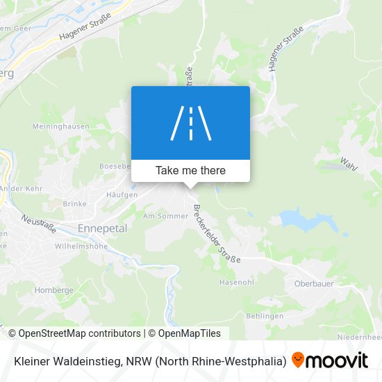 Kleiner Waldeinstieg map