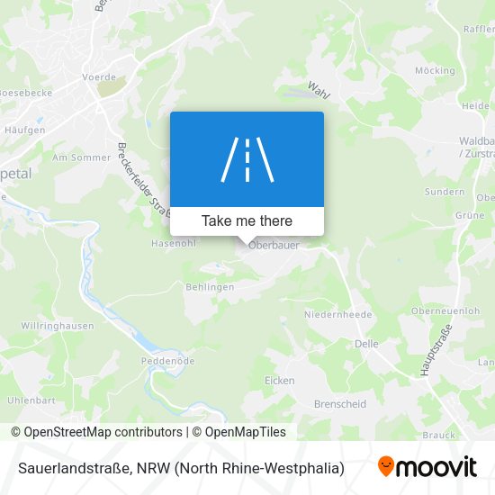 Sauerlandstraße map