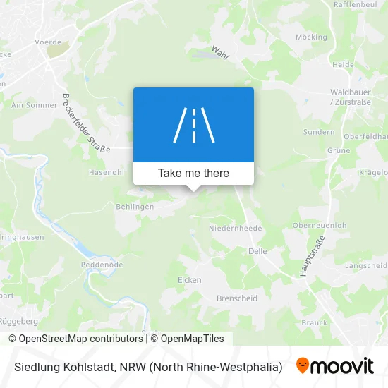 Карта Siedlung Kohlstadt