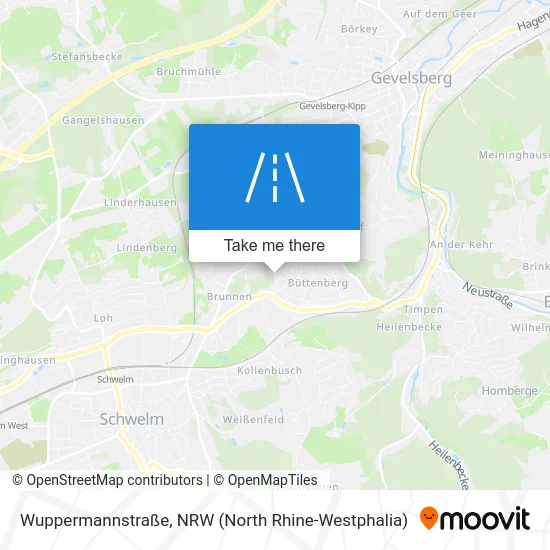 Карта Wuppermannstraße