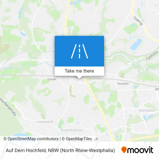 Карта Auf Dem Hochfeld