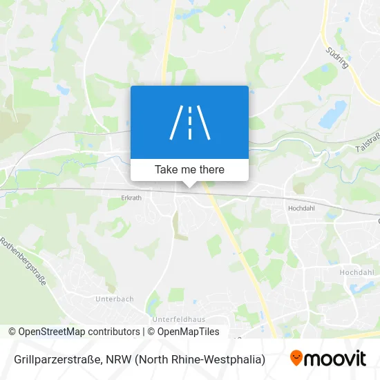 Карта Grillparzerstraße