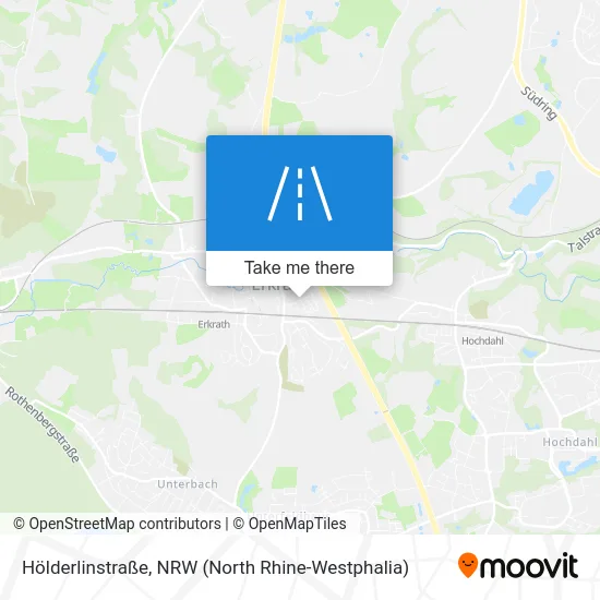 Карта Hölderlinstraße