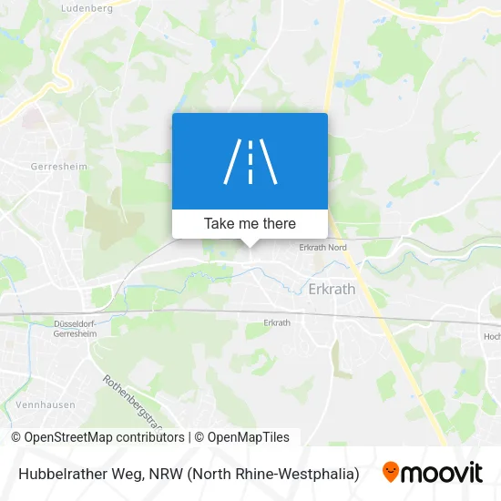 Карта Hubbelrather Weg
