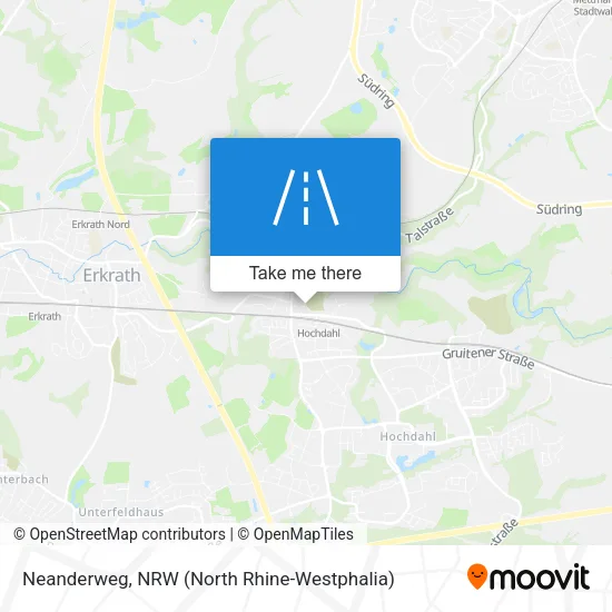 Карта Neanderweg