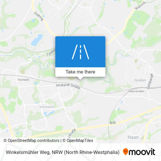 Winkelsmühler Weg map