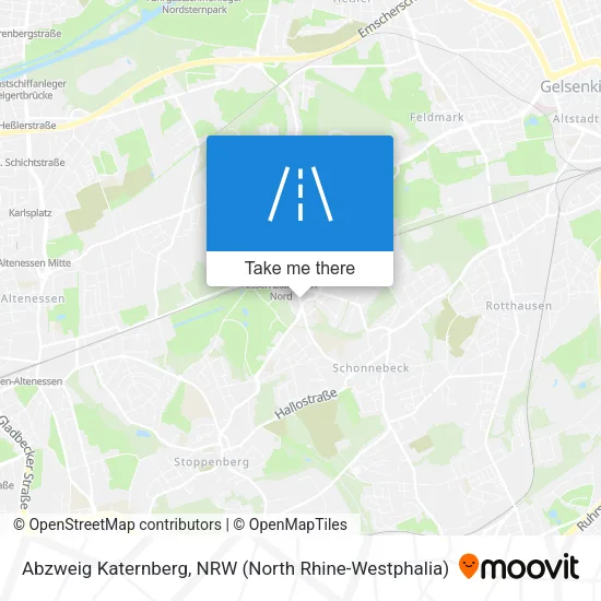 Карта Abzweig Katernberg