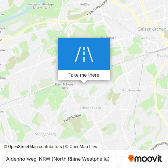 Aldenhofweg map