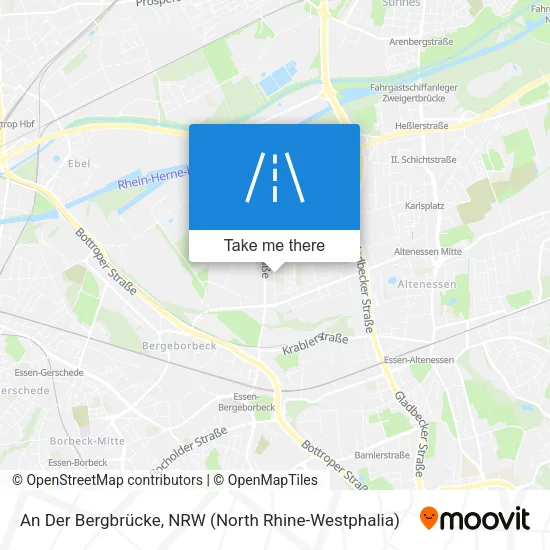 An Der Bergbrücke map