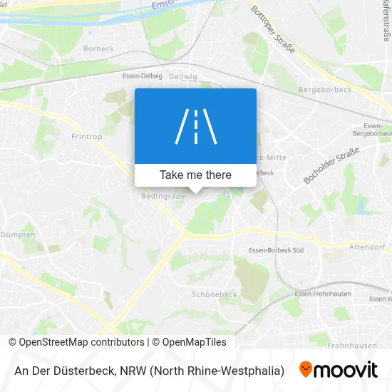 An Der Düsterbeck map