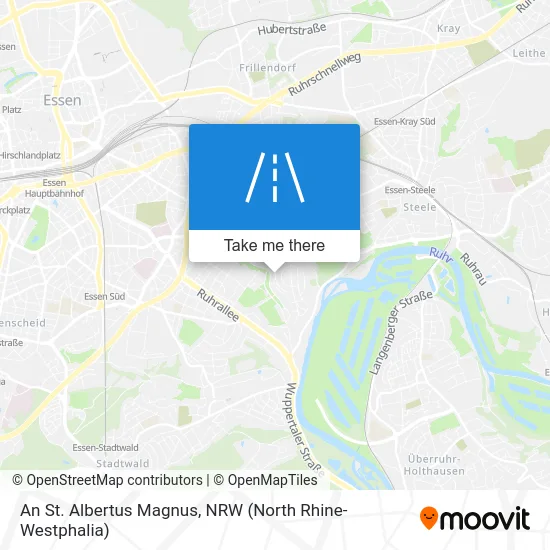 An St. Albertus Magnus map