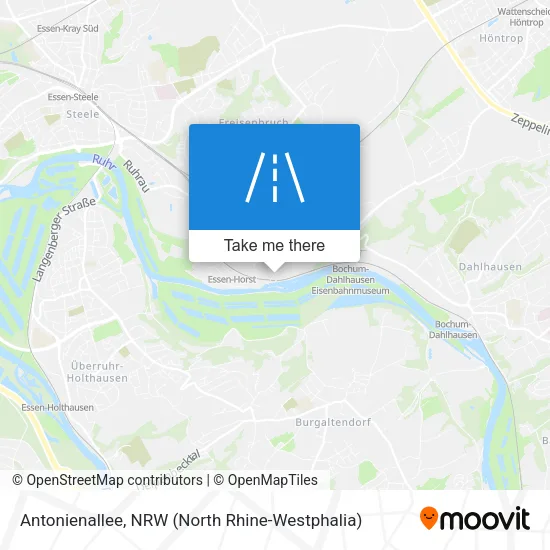 Карта Antonienallee