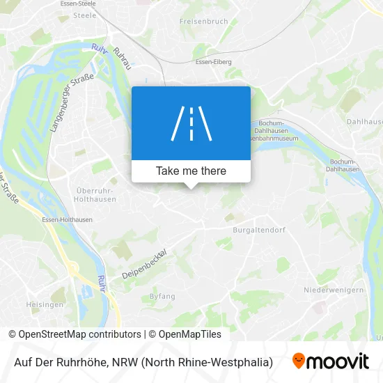 Карта Auf Der Ruhrhöhe