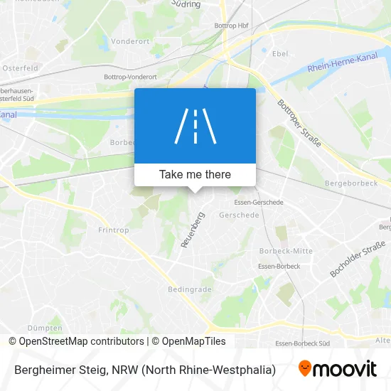 Bergheimer Steig map