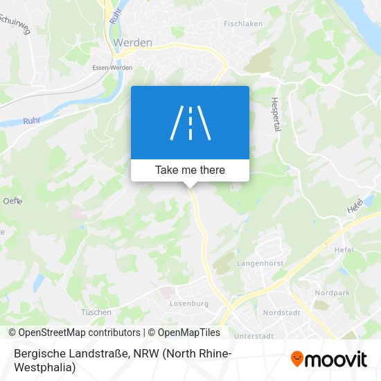 Bergische Landstraße map