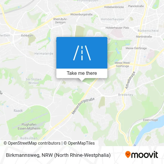 Birkmannsweg map