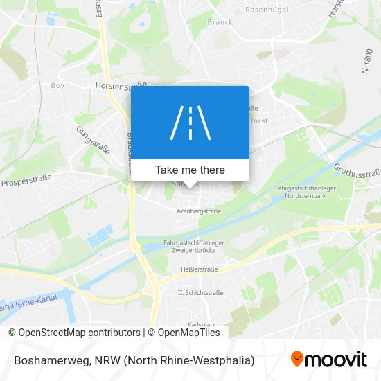 Карта Boshamerweg