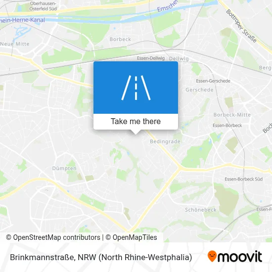 Brinkmannstraße map