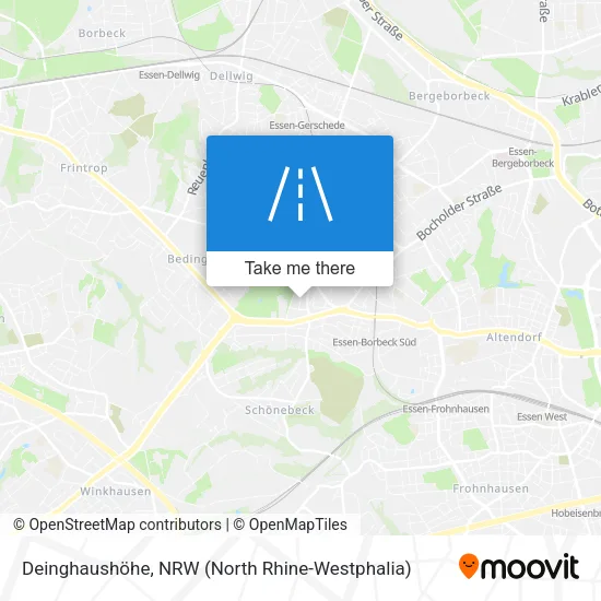 Карта Deinghaushöhe