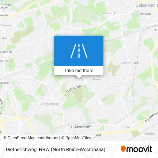 Dietherichweg map