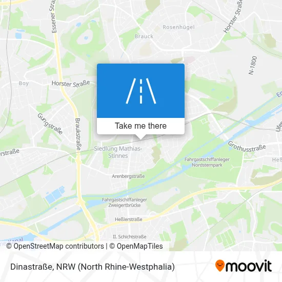 Dinastraße map