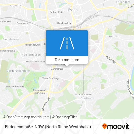 Elfriedenstraße map