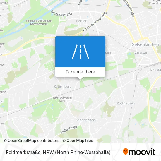 Карта Feldmarkstraße