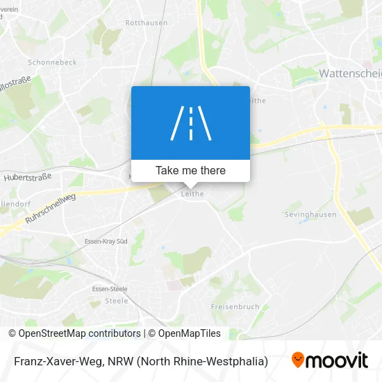 Карта Franz-Xaver-Weg