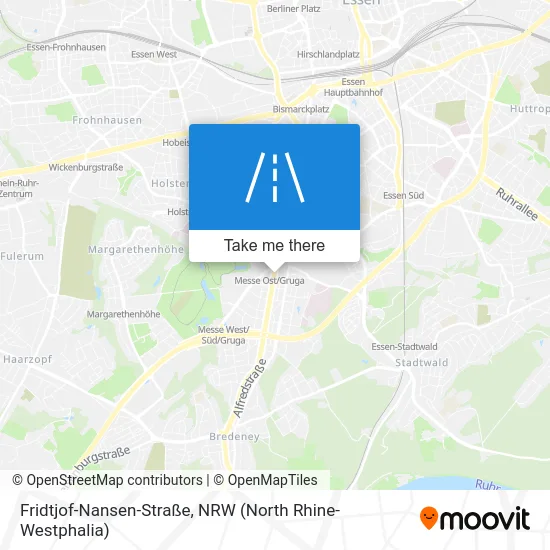 Карта Fridtjof-Nansen-Straße