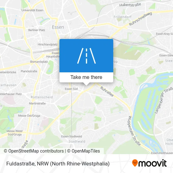 Fuldastraße map