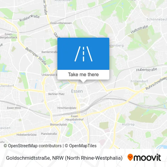 Карта Goldschmidtstraße