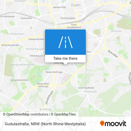 Gudulastraße map